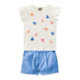 Conjunto Infantil Menina Blusa