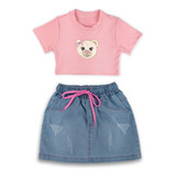 Conjunto Infantil Menina Cropped