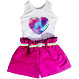 Conjunto Infantil Menina Short