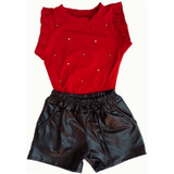 Conjunto Infantil Menina Shorts