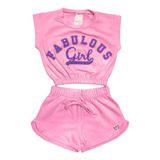 Conjunto Infantil Menina Verao