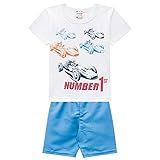 Conjunto Infantil Menino Camiseta Meia Malha E Bermuda Microfibra-3
