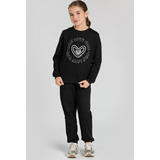 Conjunto Infantil Preto Heart