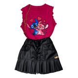 Conjunto Infantil Saia E