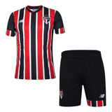 Conjunto Infantil São Paulo Tricolor -shorts E Camisa 