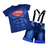 Conjunto Infantil Super Homem