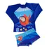 Conjunto Infantil Uv50 Proteção Solar Bebê Moda Praia Menino