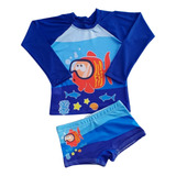 Conjunto Infantil Uv50 Protecao