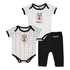 Conjunto Infantil Vasco Da Gama Bebê 2 Bodies + Calça Urso