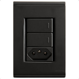 Conjunto Interruptor Duplo Com