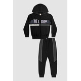 Conjunto Jaqueta Com Capuz