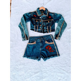 Conjunto Jeans Jaqueta E