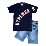 Conjunto Jeans Juvenil Bermuda