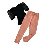 Conjunto Juvenil Blusa Manga
