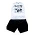 Conjunto Juvenil By Gus Tam. 8 Anos Menino Bermuda Regata