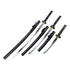 Conjunto Katanas Samurai Decorativas 3pçs Em Aço Com Bainhas