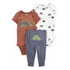 Conjunto Kit 3 Peças Carters Body Calça Bebe Menino Enxoval