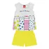 Conjunto Kyly Infantil Menina Short Blusa Verão Gatinh 1 A 8