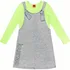 Conjunto Kyly Infantil Teen Menina Blusa E Vestido Salopete