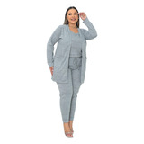 Conjunto Lanzinha Cardigan kimono