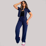 Conjunto Laranja Casaco E
