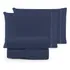 Conjunto Lençol Queen 4 Peças 400 Fios Ponto Palito Cama Box