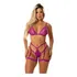 Conjunto Lingerie Gladiadora Completo Sexy Luxo
