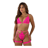 Conjunto Lingerie Gladiadora Completo