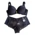 Conjunto Lingerie Plus Size Feminino Renda Sensual Com Bojo