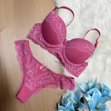 Conjunto Lingerie Renda Poliamida