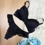 Conjunto Lingerie Renda Poliamida