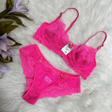 Conjunto Lingerie Rendado Sem