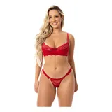 Conjunto Lingerie Sensual Renda
