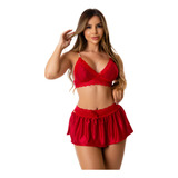 Conjunto Lingerie Sensual Sexy
