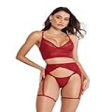 Conjunto Lingerie Sexy Cropped