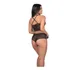 Conjunto Lingerie Sexy Renda Top Com Forro Reforçado Linda 