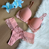 Conjunto Lingerie Tanga Fio