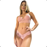 Conjunto Lingerie Top Carola