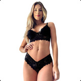 Conjunto Lingerie Top Carola