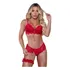 Conjunto Lingeriesex Com Renda Sutia Sensual Perneira Grátis