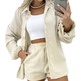 Conjunto Linho Feminino Camisa