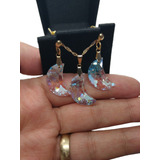 Conjunto Lua Cristal Swarovski
