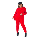 Conjunto Malha Crepe Frio