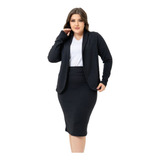 Conjunto Malha Crepe Saia