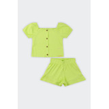 Conjunto Malha Waffle Infantil