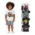 Conjunto Masculino Infantil Menino Personagens E Heróis