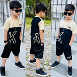 Conjunto Masculino Kit Roupa Infantil Camisa + Bermuda Abala