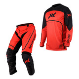 Conjunto Mattos Racing Sax Vermelho Preto Calca E Camisa