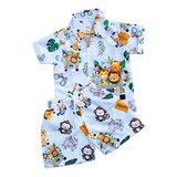 Conjunto Mauricinho Safari Tematico