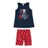 Conjunto Menina Infantil Look Verão Blusa Regata Short Tam 6